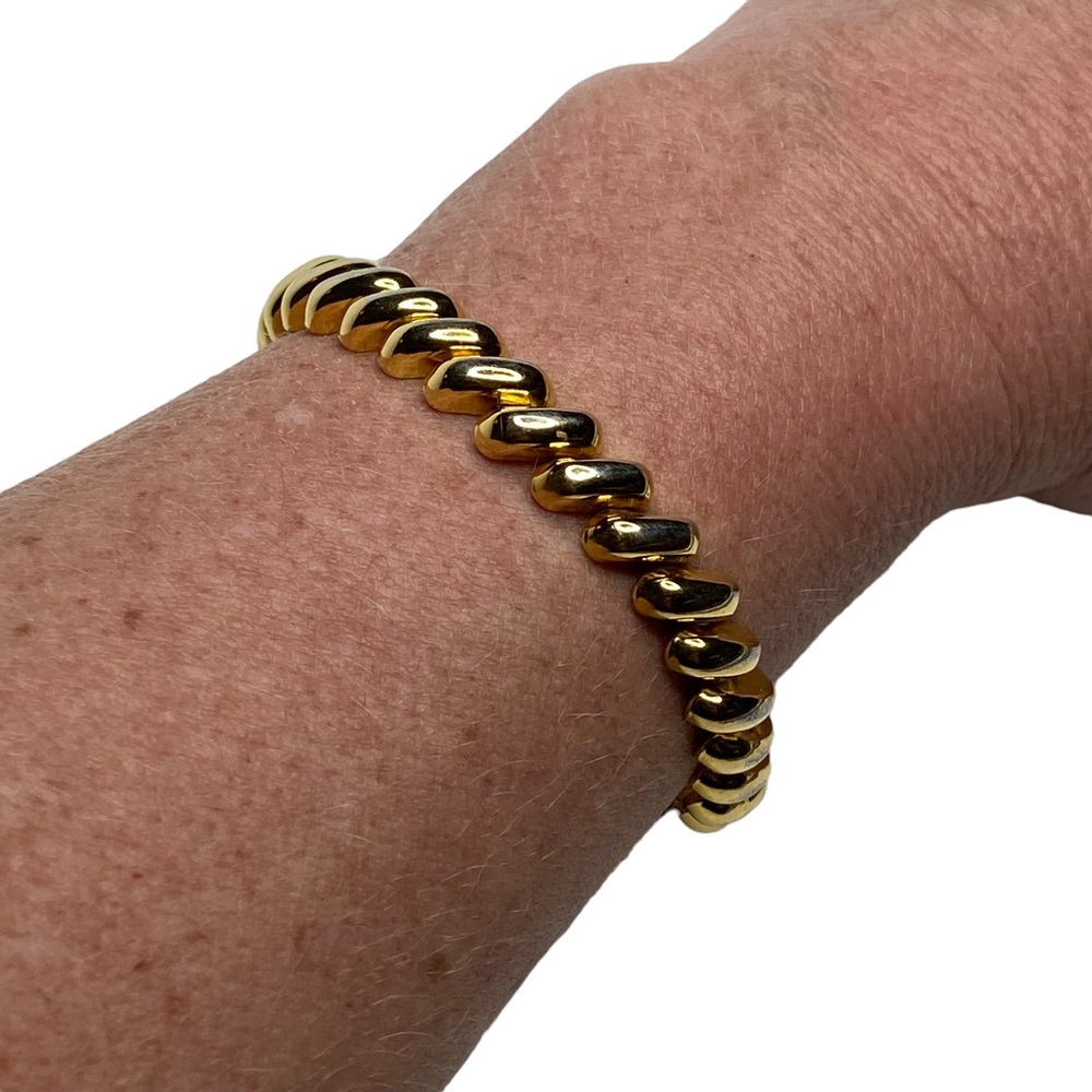 Vintage Gold Tone Premier Designs 7” Bracelet